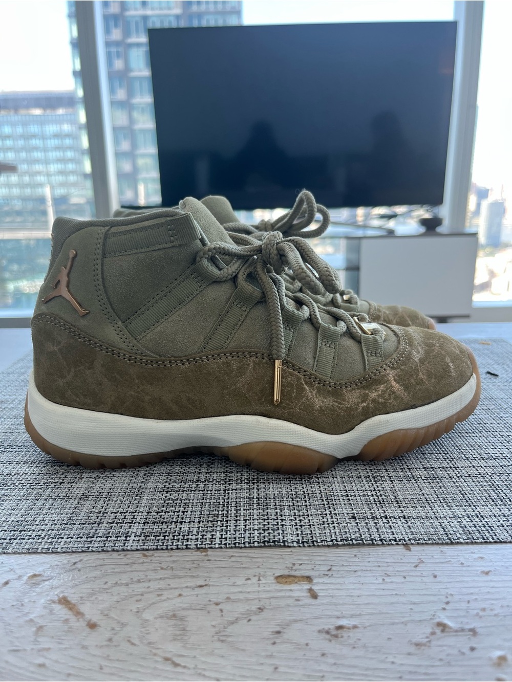 Air Jordan 11 Retro “Olive Lux” WMNS Shoes